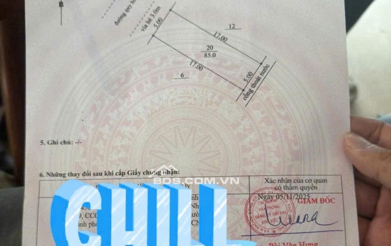 Bán lô đất TĐC Ngô Sĩ Liên  - Đấu lưng Phú Thạnh 10