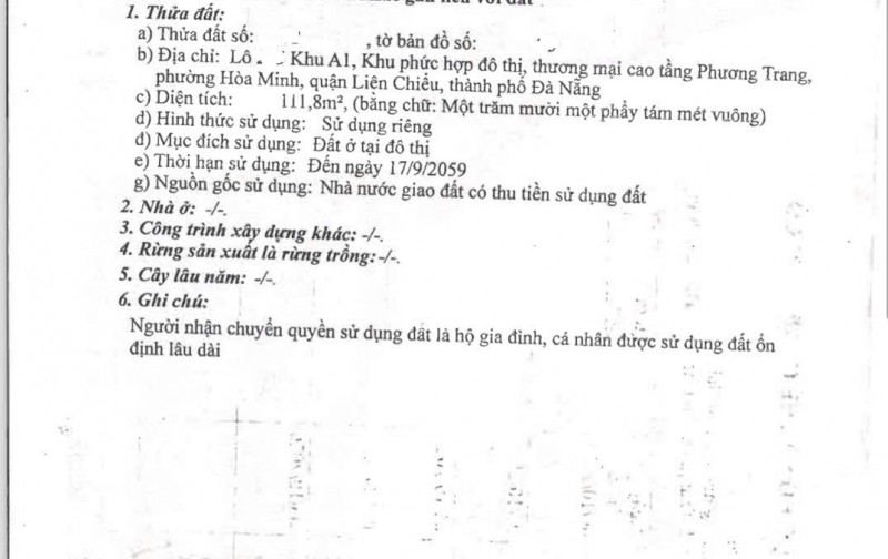 Bán đất 1 cặp đường Phan Thị Nể - Xây căn hộ, khách sạn quá đẹp