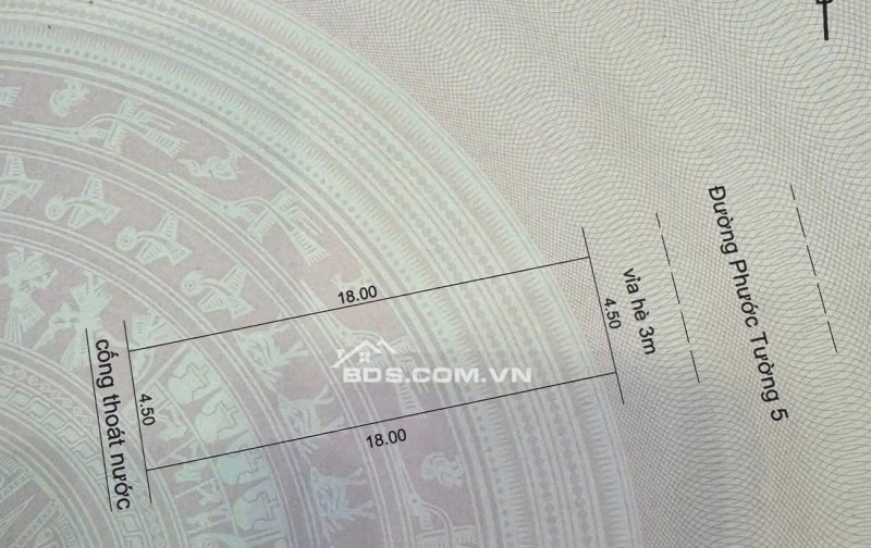 Đất đường Phước Tường 5 - Chỉ Còn 1 lô Duy Nhất