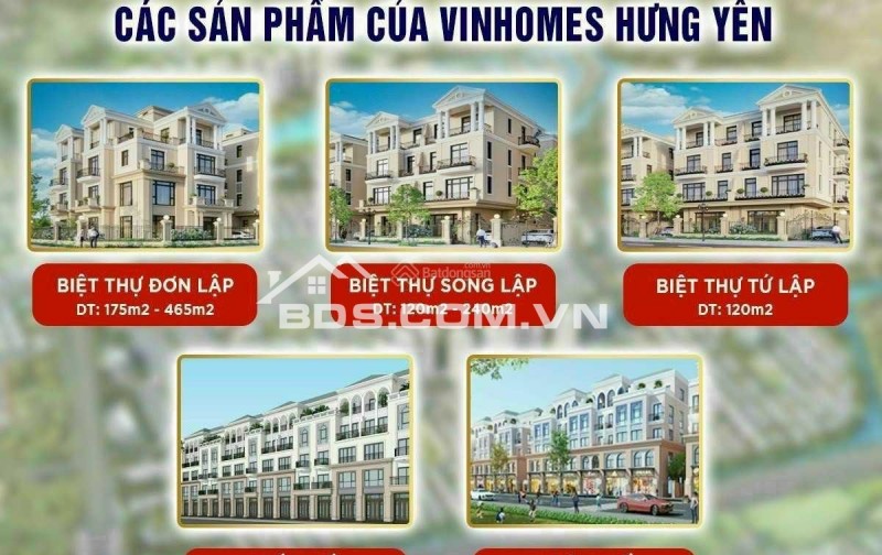 Bán các căn liền kề biệt thự khu Cọ Xanh Vinhomes Ocean Park 2 The Empire Hưng Yên
