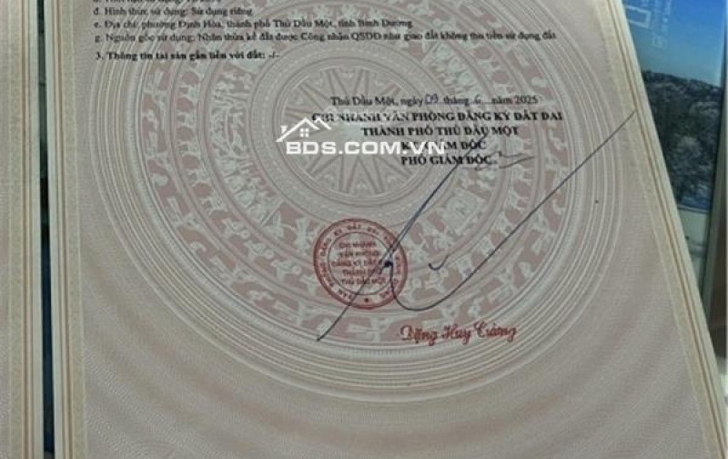 Bán đất tiềm năng đường DX76 (Định Hòa cũ), Thủ Dầu Một