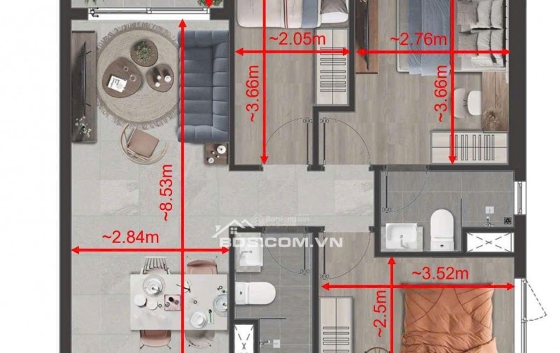 Cần ra dự án TT Avio 3PN giá tốt đầu tư hiện tại