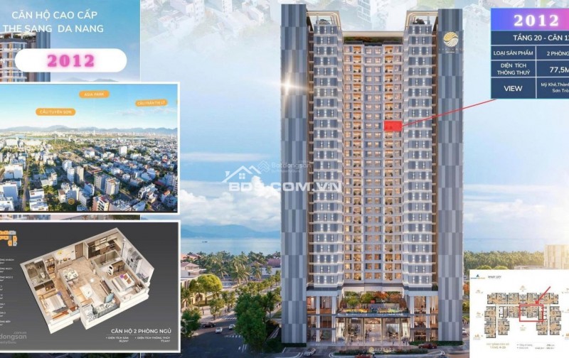 The Sang tầng cao view pháo hoa ĐN Downtown - Chính chủ bán căn 2PN - Cam kết giá tốt nhất thị trường