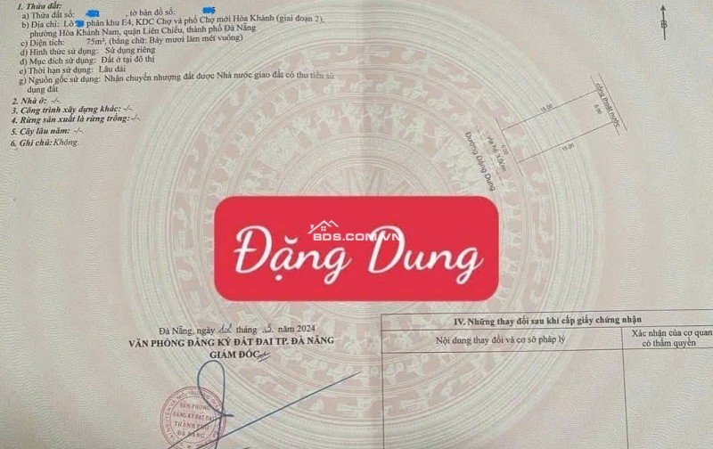 Bán nhà C4 Gác lững mặt tiền đường Đặng Dung - thông Âu Cơ