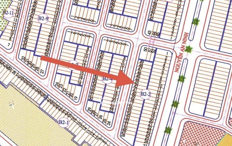 BÁN ĐẤT ĐƯỜNG BÀU MẠC 21 - SONG SONG VỚI ĐƯỜNG NGUYỄN AN NINH