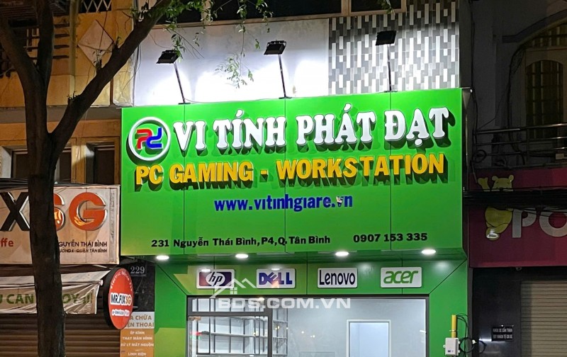 Bán nhà MT 231 Nguyễn Thái Bình, P4 Tân Bình, 1 trệt 1 lửng 2 lầu đúc