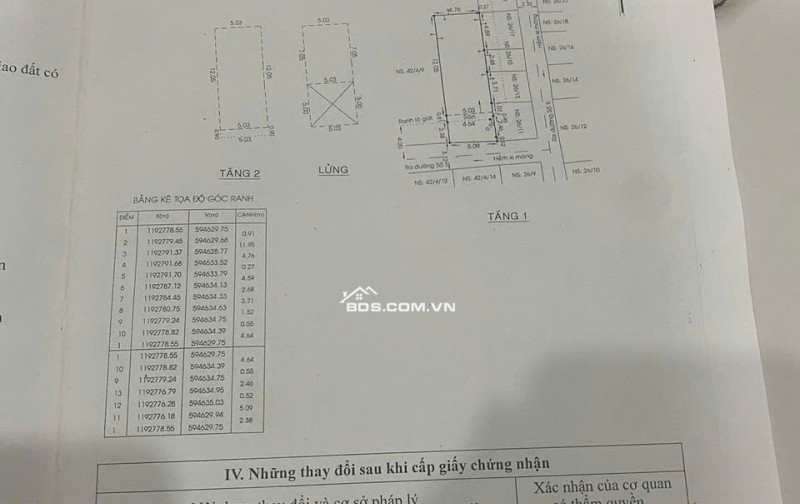 Bán nhà Đường Số 5 Bình Tân - 77,2m², 1 trệt 1 lửng, 1 lầu, 3PN
