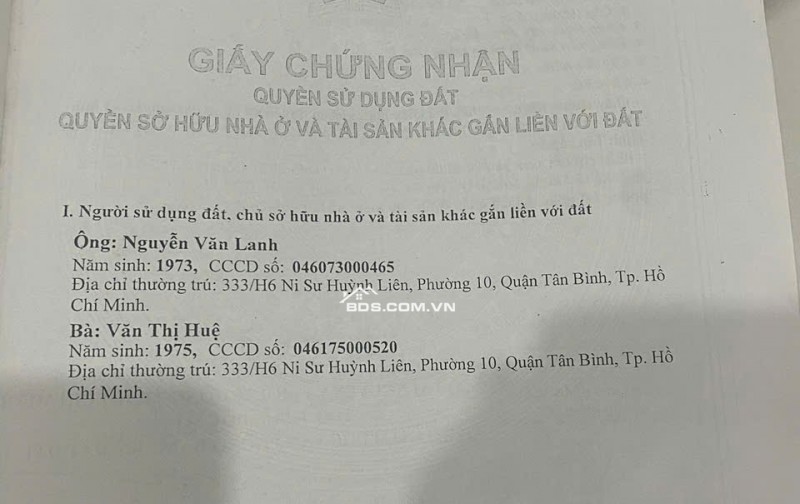 Bán nhà Đường Số 5 Bình Tân - 77,2m², 1 trệt 1 lửng, 1 lầu, 3PN