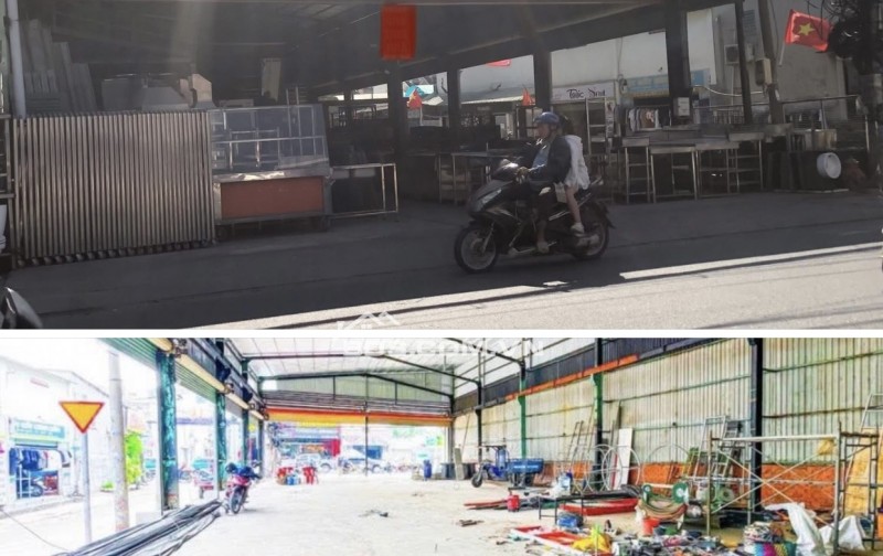 Cho thuê mặt bằng kho, góc đường Hà Huy Giáp Quận 12