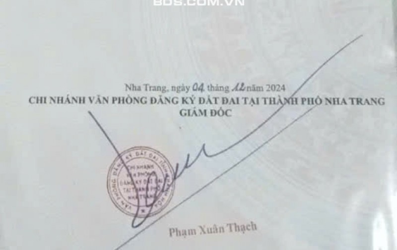 Bán đất thôn Tây, Vĩnh Phương, Nha Trang, Khánh Hòa - Mặt tiền thôn Trung, gần chợ Vĩnh Phương