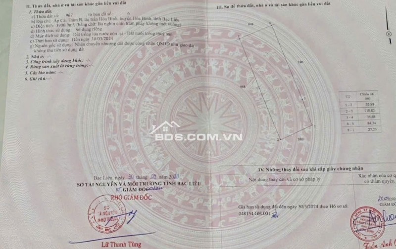 CƠ HỘI VÀNG: SỞ HỮU 1,8 HÉCTA ĐẤT THỦY SẢN – TẶNG NGAY NHÀ KIÊN CỐ FULL NỘI THẤT