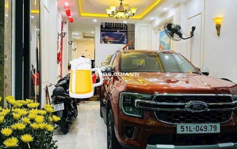 NHÀ ĐẸP GÒ VẤP - XE HƠI ĐẬU TRONG NHÀ - HẺM XE TẢI THÔNG - CÁCH MẶT TIỀN LÊ ĐỨC THỊ CHỈ 15M  -  7 TỶ 88