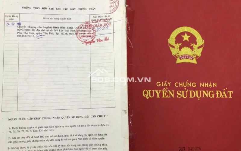 Bán Đất Mặt Tiền 290m2, Giá 6.8 Tỷ , Số 289 Thích Thiện Hoà, Xã Bình Lợi, TPHCM