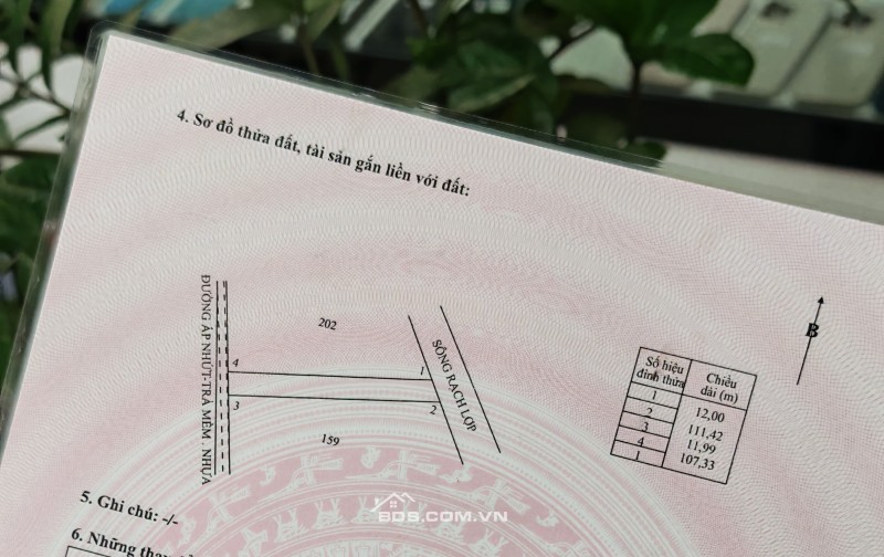 Cần bán 1.258m , mặt tiền ngang 12m dài 110m, có 150thỗ cư