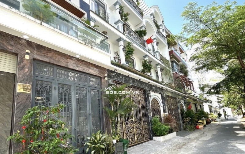 [NHÀ BÈ] BÁN NHÀ 4 TẦNG KDC GREEN RIVERSIDE ANH TUẤN – 83M² NGANG 6.4M – GARA ÔTÔ– 4PN 5WC