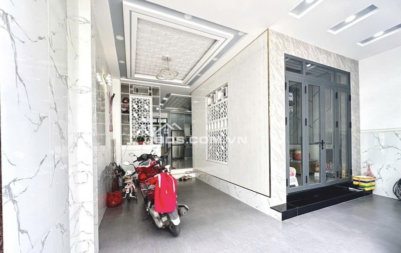 [NHÀ BÈ] BÁN NHÀ 4 TẦNG KDC GREEN RIVERSIDE ANH TUẤN – 83M² NGANG 6.4M – GARA ÔTÔ– 4PN 5WC