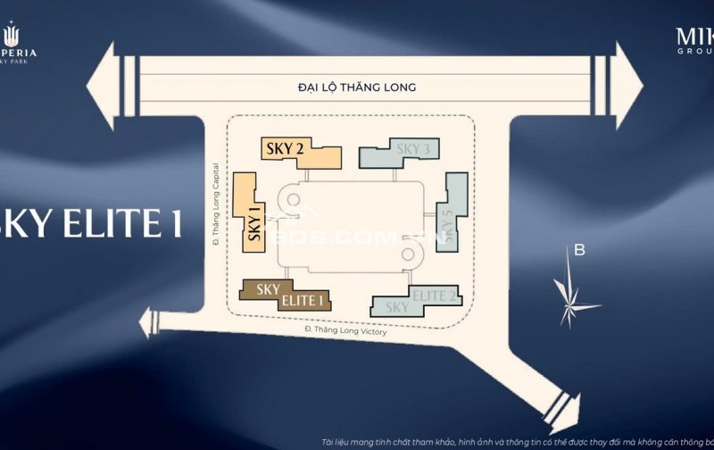 Căn hộ chung cư cao cấp thuộc dự án Imperia Sky Park