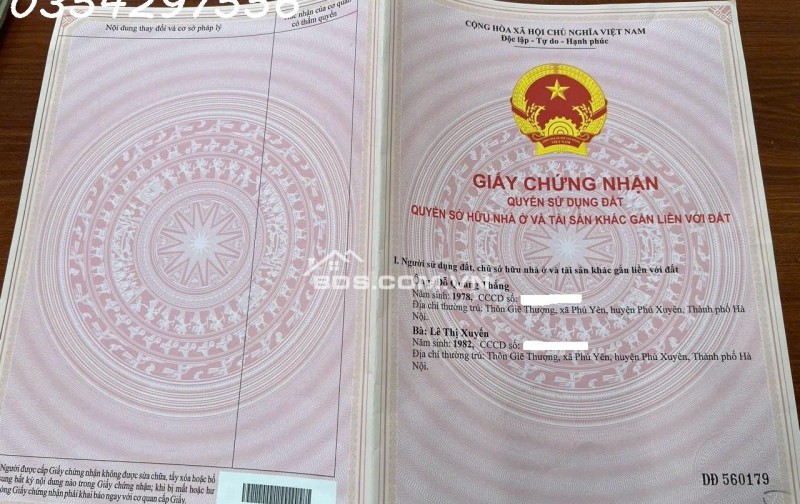 Cần bán lô đất siêu đẹp mặt tiền đường nhựa Xã Chuyên Mỹ, Hà Nội, DT 150m2, giá chỉ 30tr/m2