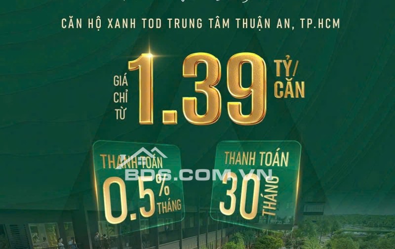 Căn hộ chung cư The Emerald Garden View giá chỉ 1,39 tỷ