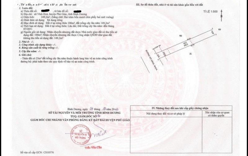 Chính chủ cần tiền bán gấp lô đất siêu đẹp 250m2 tại Tp. HCM mới, giá đầu tư