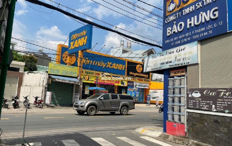 HÀ HUY GIÁP XE TẢI 12M CÓ VỈA HÈ 2 BÊN ,KHU PHÂN LÔ XÂY ĐỰNG TỰ DO ĐẸP.