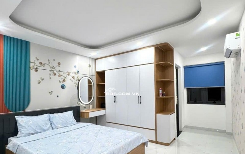  NHÀ MỚI TINH 5 TẦNG VÀO Ở NGAY  – Ô TÔ NGỦ TRONG NHÀ  - GẦN CV PM QUANG TRUNG - GIÁP GÒ VẤP - 61M2- 7,5 TỶ TL