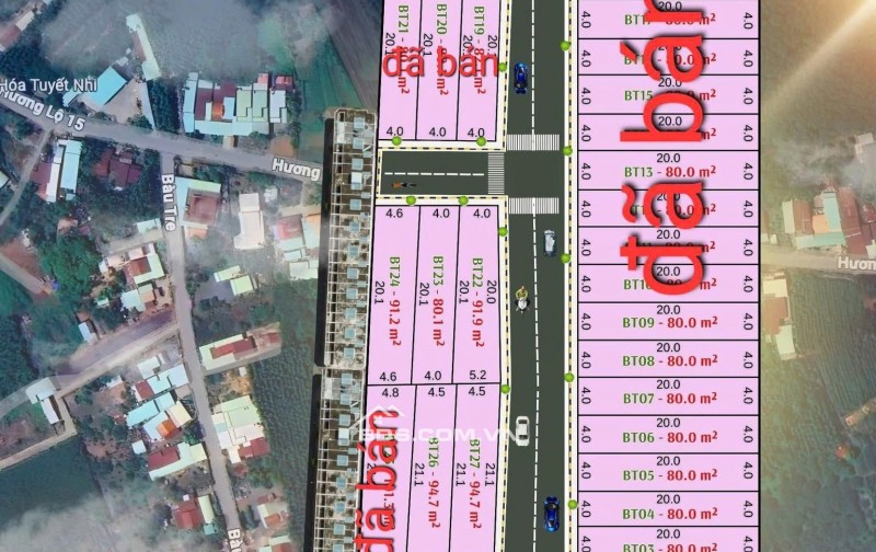 14 NỀN BĐS ĐẤT NỀN BÀU TRE, CÁCH HƯƠNG LỘ 15 CHỈ 400M, PHƯỜNG TÂN TRIỀU, DỒNG NAI