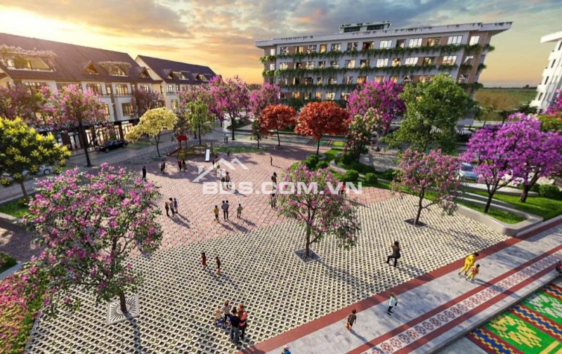 Nhà phố vườn Ecopalace Đăk Lăk-đối diện công viên dự án.