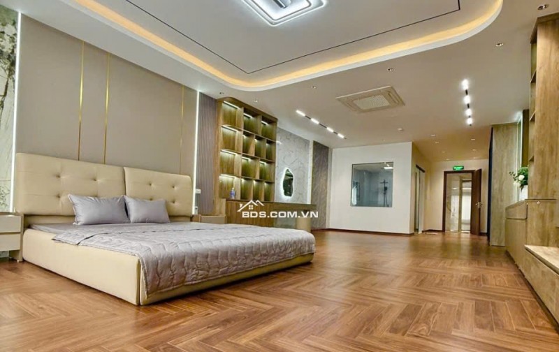 ô tô tránh, Bán nhà Phúc Đồng 86m, 8 tầng thang máy, giá 25 tỷ 800 triệu.