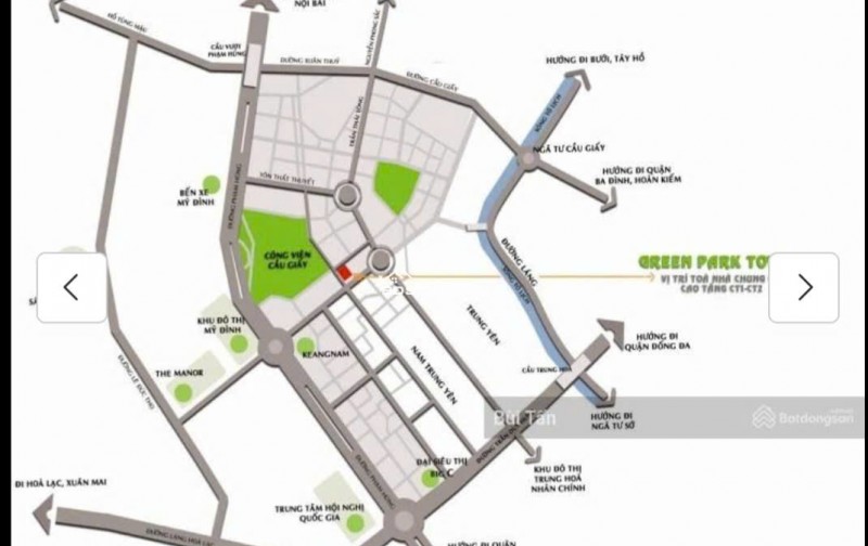 HOÀNG QUÁN CHI_CC GREEN PARK – TRUNG TÂM CẦU GIẤY – 104M2 – 3PN. LH:0387839868.