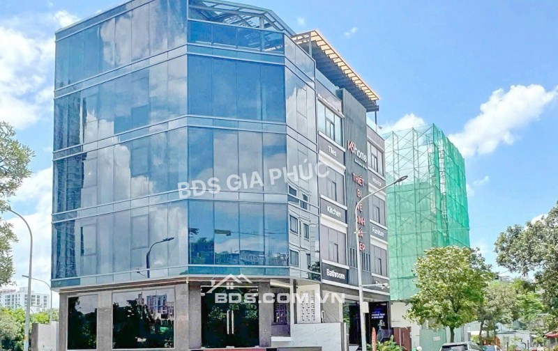 Toà nhà Văn phòng góc 3 Mặt Tiền cực đẹp Khu Kim Sơn. Quận 7