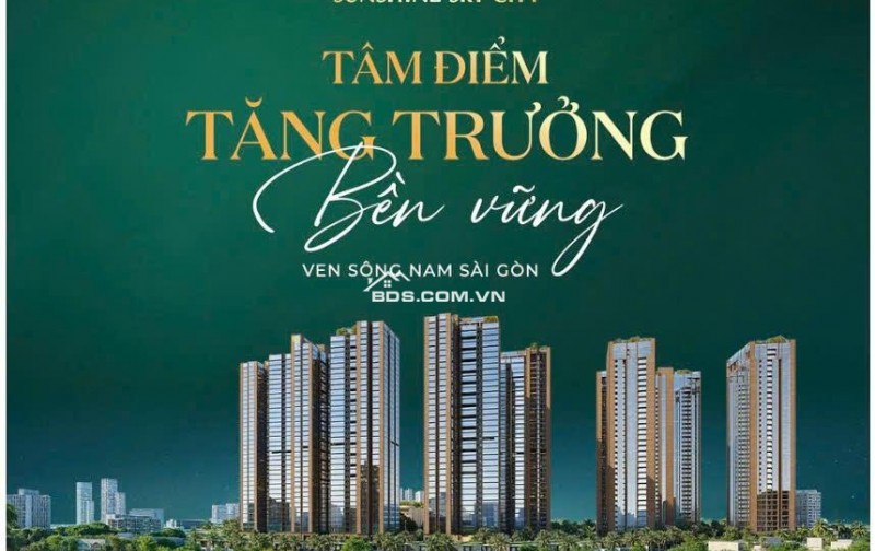Tòa V8, V9 chính thức nhận giữ chỗ với mức giá từ 98 triệu/m2, 1% early bird tại Sunshine Sky City