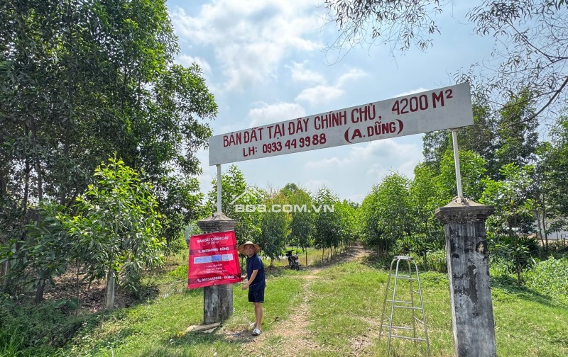 BÁN ĐẤT 2 MẶT TIỀN TẶNG NHÀ TẠI TP BIÊN HOÀ, DT 4200M2, SỔ SẴN, CHỈ 19 TỶ. LH:0933449988.