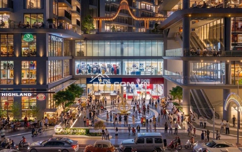  Shophouse khối đế ngay sảnh chính chung cư Ecopalace Buôn Ma Thuột