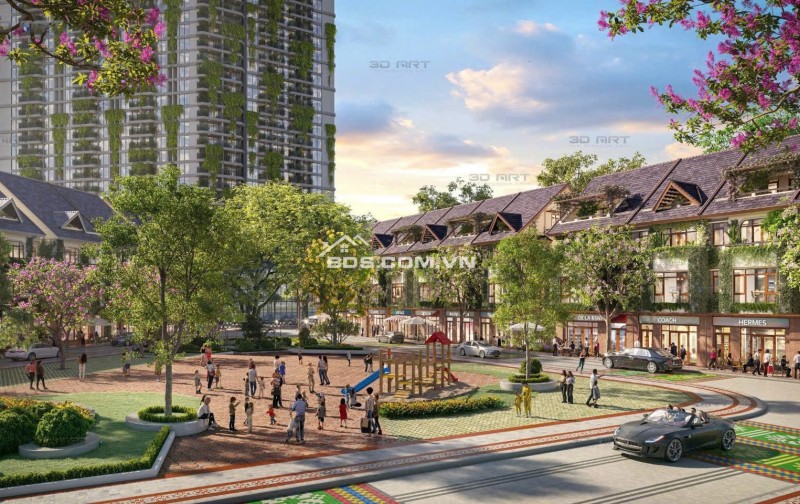 Shophouse nhà phố vườn đối diện hoa viên Ecopalace – 17 căn giới hạn, đẳng cấp gần như biệt thự