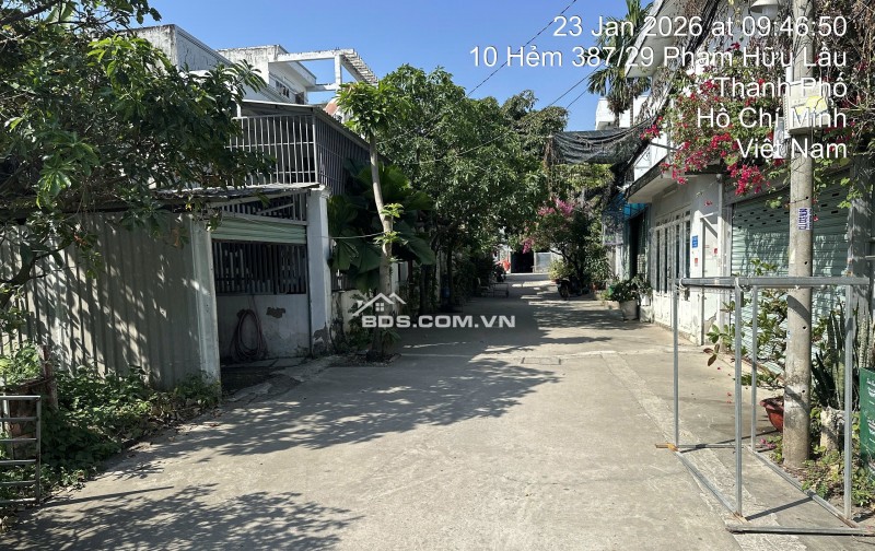 BÁN ĐẤT NHÀ BÈ - HẺM 387/29 PHẠM HỮU LẦU – 95M2 SỔ HỒNG RIÊNG 7.6 TỶ.  LH:0901727879.