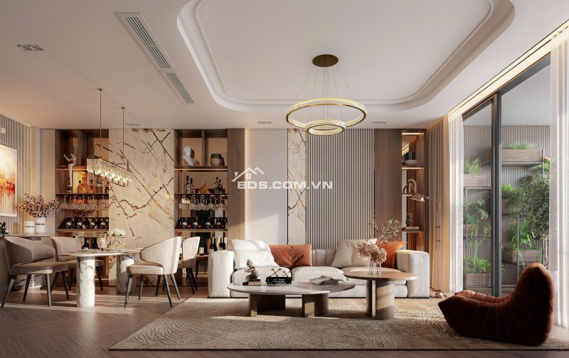 Căn hộ 2PN, bàn giao nội thất cơ bản, sổ lâu dài.