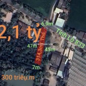 Bán lô đất thổ hai mặt tiền tỉnh lộ 833 giá 2,1tỷ