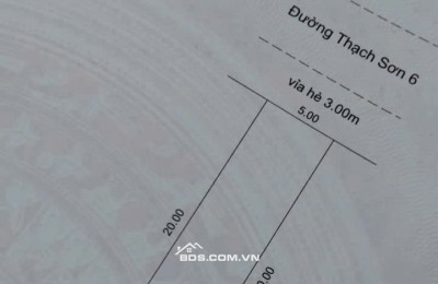 Bán đất đường THẠCH SƠN 6 - trục thông vào chung cư Ecohome