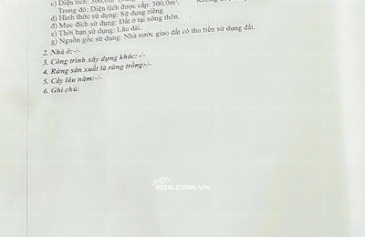 Chính Chủ Bán 300m2 Đất Full Thổ Cư Tại Xã Phú Bình, Huyện Tân Phú, Đồng Nai