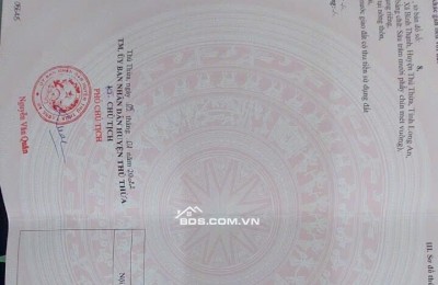 HIẾM CÓ! 1052M2 ĐẤT FULL THỔ CƯ - GIÁP RANH PHƯỜNG LONG AN - SỔ RIÊNG CHÍNH CHỦ. LHCC-0985097468