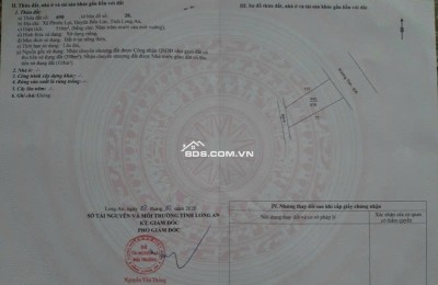 Bán Đất Mặt Tiền DT835,  Cách Chợ Gò Đen 1km, DT 516m2, 16,5 tỷ. LH: 0902.582.938