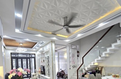 [NHÀ BÈ] BÁN NHÀ 4 TẦNG KDC GREEN RIVERSIDE ANH TUẤN – 83M² NGANG 6.4M – GARA ÔTÔ– 4PN 5WC