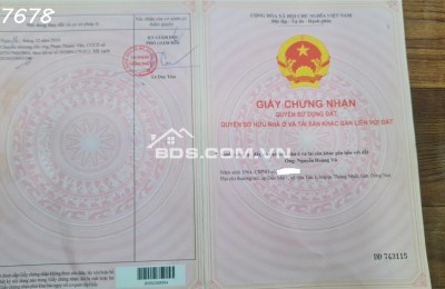 ĐẤT ĐẸP GIÁ NGỘP – SỞ HỮU NGAY CHỈ 1,2 TỶ