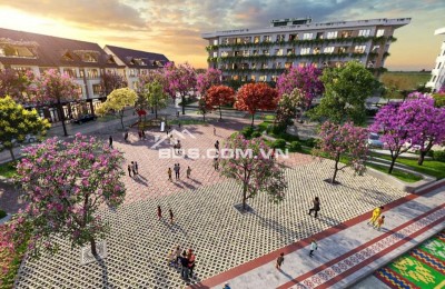 Nhà phố vườn Ecopalace Đăk Lăk-đối diện công viên dự án.