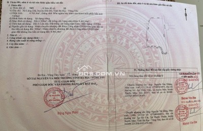 BÁN 4761m2 ĐẤT XÃ LÁNG DÀI, NGAY CHỢ LÁNG DÀI, HUYỆN ĐẤT ĐỎ BÀ RỊA (NAY LÀ XÃ ĐẤT ĐỎ - HCM)