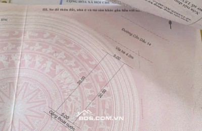 BÁN 3 LÔ ĐẤT CỒN DẦU HOÀ XUÂN, DT 100M2 / LÔ, GIÁ CHỈ TỪ 6-7 TỶ. LH:0929469357/ ZALO 0325447430