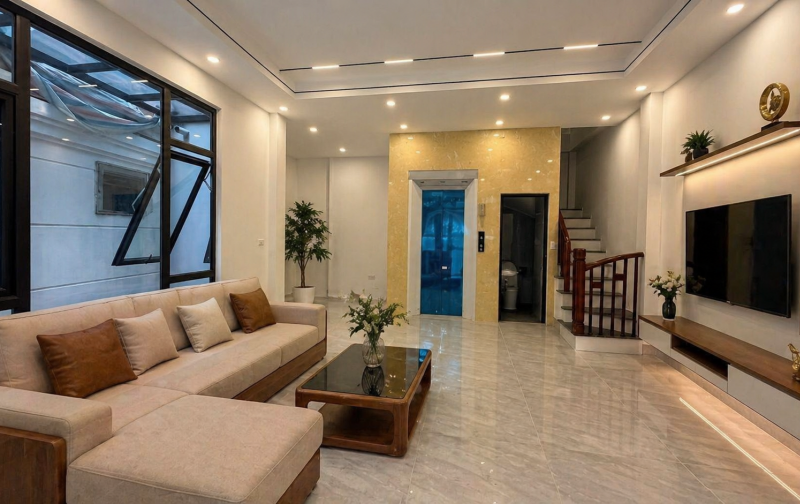  GIẢM SỐC – NHÀ MỚI THẠCH BÀN – 5 TẦNG THANG MÁY – Ô TÔ ĐỖ CỔNG – CHỈ 10.XX TỶ 