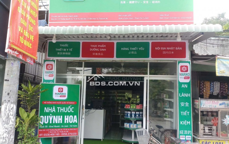 SANG NHƯỢNG NHÀ THUỐC HOẶC CHO THUÊ KINH DOANH NGÀNH KHÁC – VỊ TRÍ ĐẸP, LINH HOẠT MÔ HÌNH