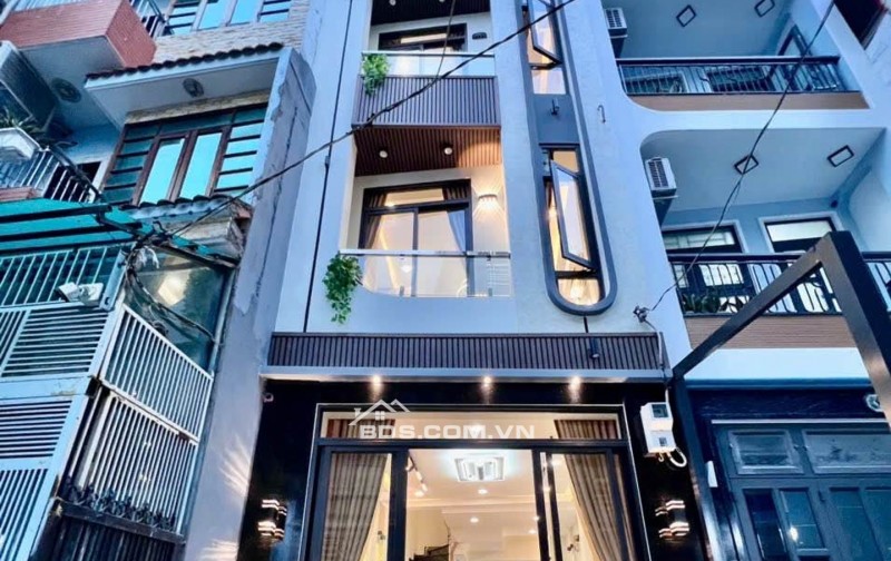 Phạm Văn Hai – Tân Bình | Hẻm 4m xe hơi đỗ cửa – nhà đẹp 4 tầng, nội thất xịn, vị trí sát Phú Nhuận